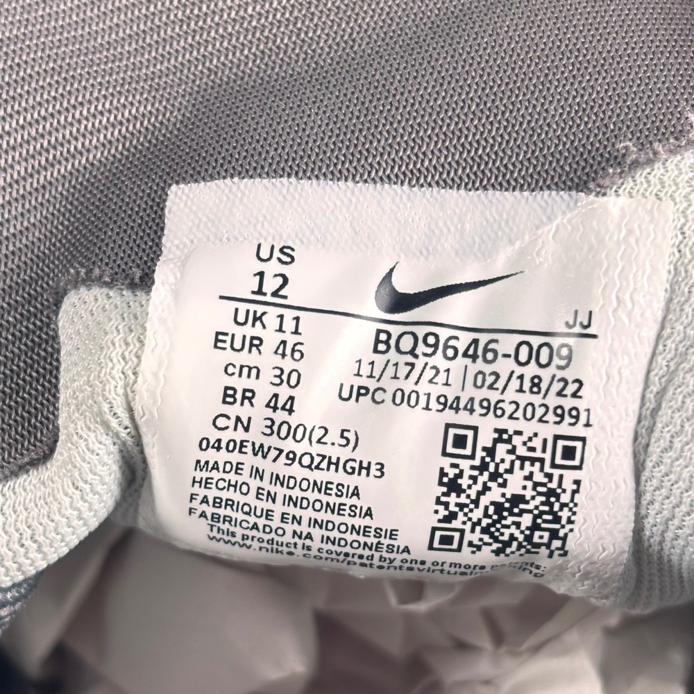 Nike Zoom Pegasus 37 Gray Mesh Running Athletic Sneakers Comfort Sporty Mens 12 - Picture 5 of 14